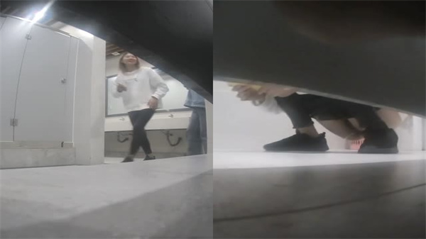 男扮女装潜入国内厕所，厕拍达人偷拍实录诱惑直击