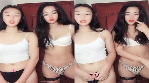 两个极品骚妹子淫声浪叫互撩，跳蛋狂虐粉嫩小穴高潮迭起！